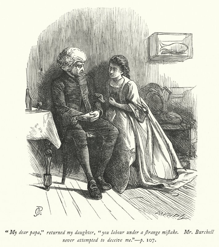 Illustration pour Le Vicaire de Wakefield - George John Pinwell