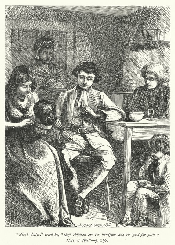Illustration pour Le Vicaire de Wakefield - George John Pinwell