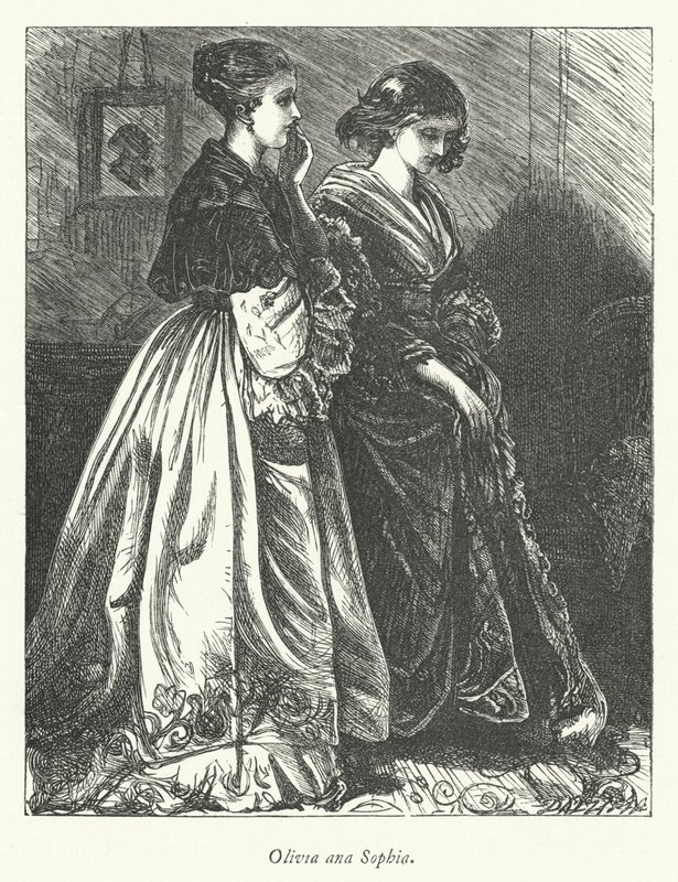 Illustration pour Le Vicaire de Wakefield - George John Pinwell