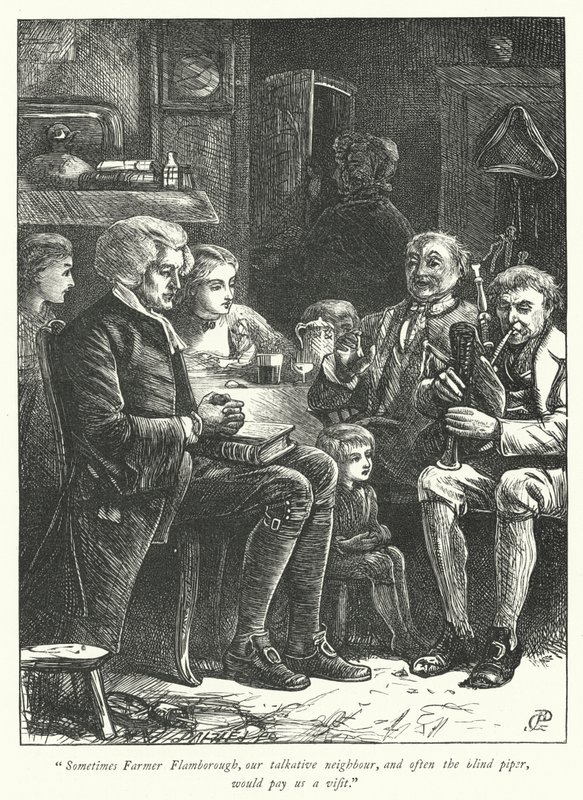 Illustration pour Le Vicaire de Wakefield - George John Pinwell