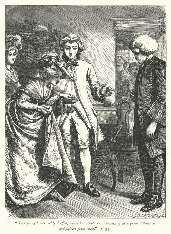 Illustration pour Le Vicaire de Wakefield - George John Pinwell