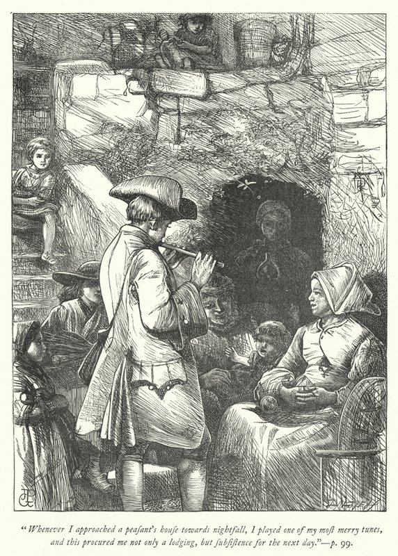 Illustration pour Le Vicaire de Wakefield - George John Pinwell