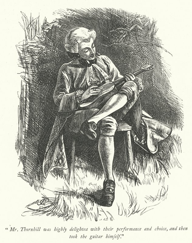 Illustration pour « Le Vicaire de Wakefield » (gravure) - George John Pinwell