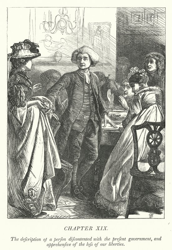Illustration pour « Le Vicaire de Wakefield » (gravure) - George John Pinwell