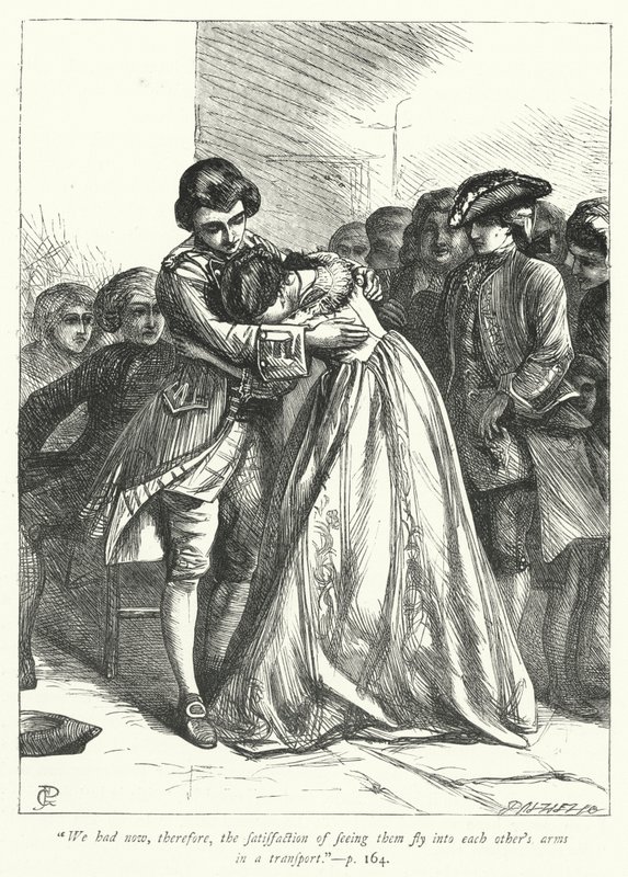 Illustration pour Le Vicaire de Wakefield - George John Pinwell