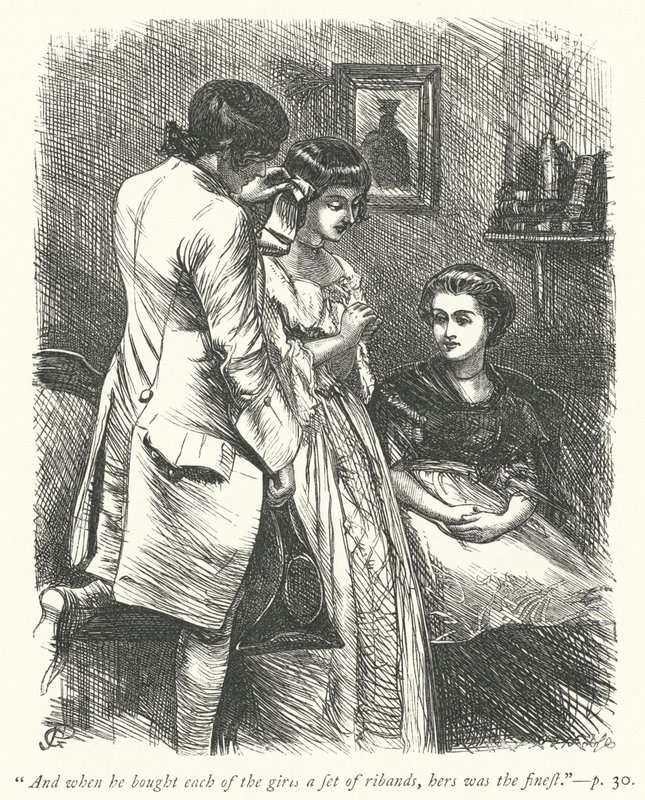 Illustration pour Le Vicaire de Wakefield - George John Pinwell