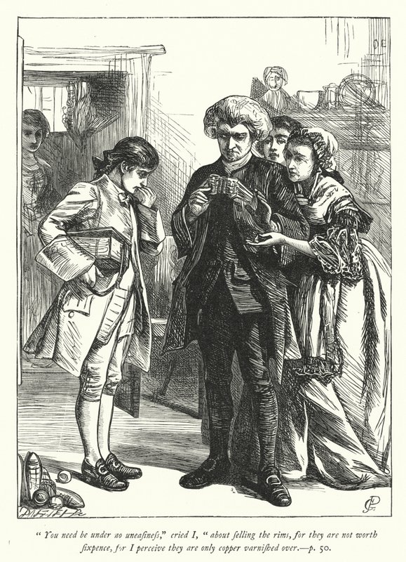 Illustration pour Le Vicaire de Wakefield - George John Pinwell