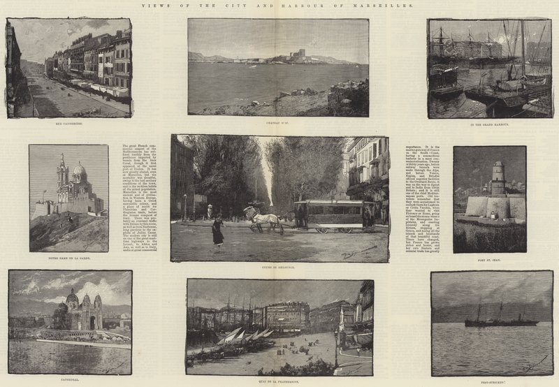 Vues de la ville et du port de Marseille - George L. Seymour
