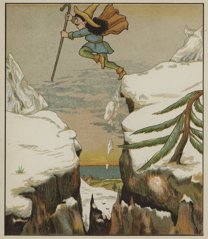 Illustration de Rumpelstiltskin par les frères Grimm - George R. Halkett