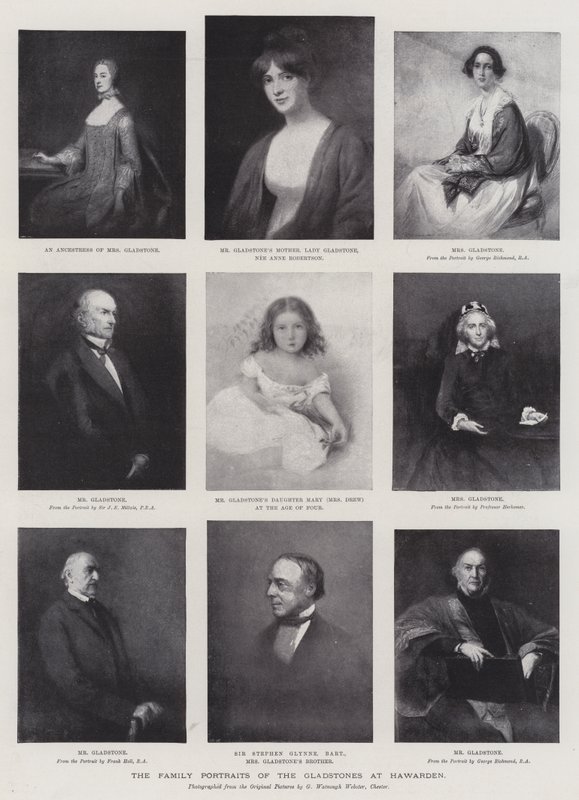 Les Portraits de famille des Gladstone à Hawarden - George Richmond