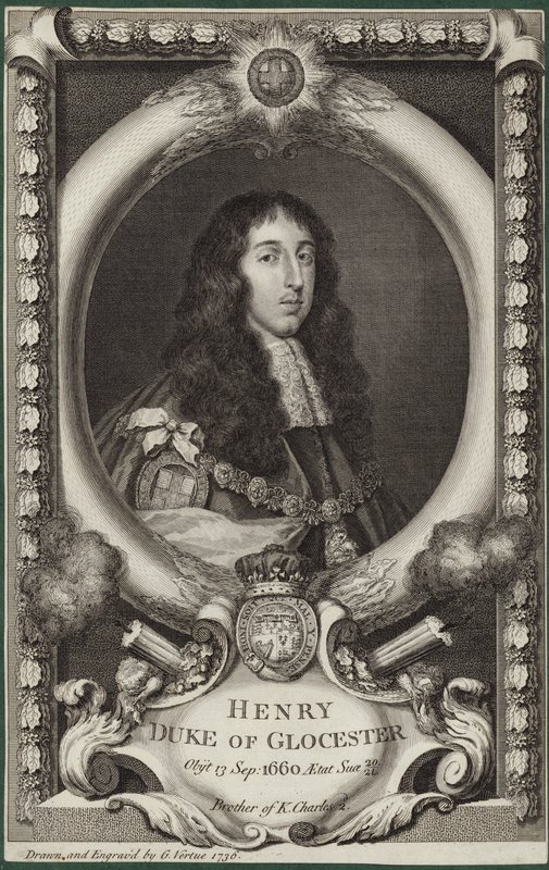Portrait de Henry Stuart, duc de Gloucester - George Vertue