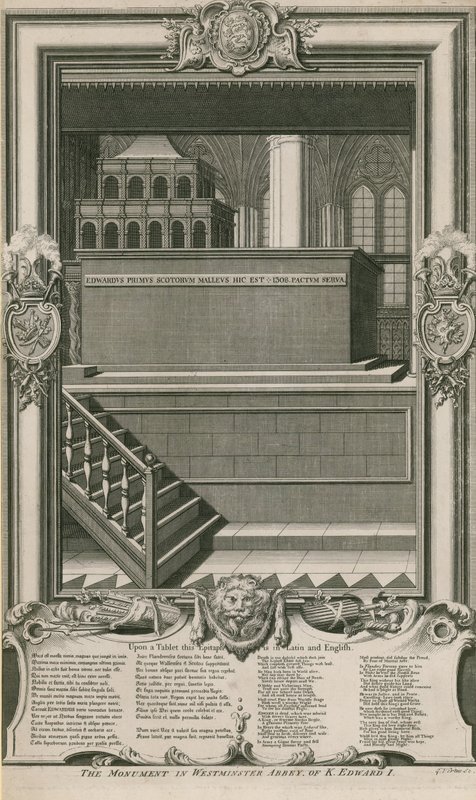 Le monument du roi Édouard I - George Vertue