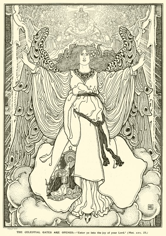 Les Portes Célestes sont Ouvertes - George Woolliscroft Rhead