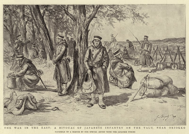 La guerre en Orient, un bivouac d