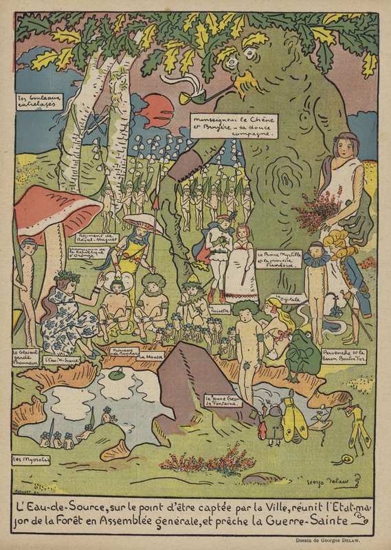 Illustration pour Le Rire - Georges Delaw