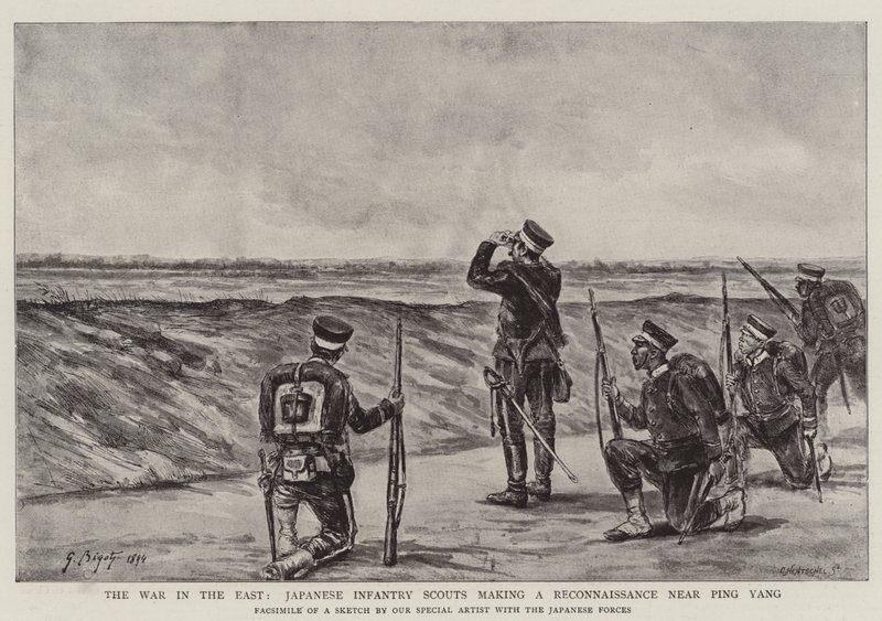 La guerre en Orient, éclaireurs d