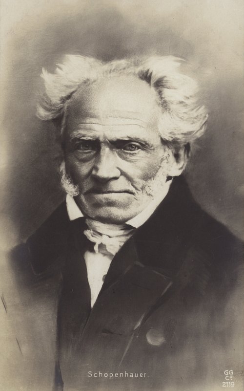 Arthur Schopenhauer (1788-1860), philosophe allemand (photo n/b) - German Photographer