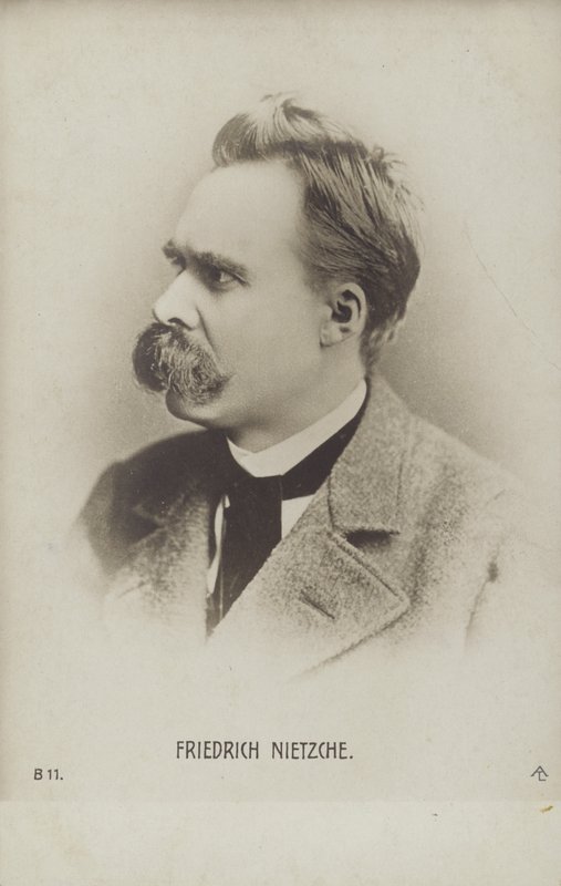 Friedrich Nietzche (1844-1900), philosophe et écrivain allemand (photo n/b) - German Photographer