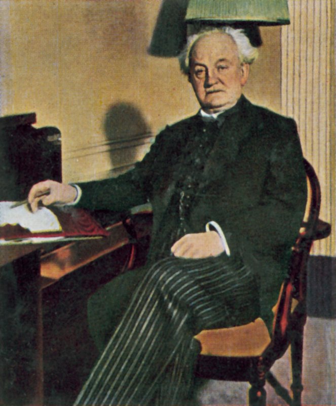 Gerhart Hauptmann, dramaturge et romancier allemand (photo couleur) - German Photographer