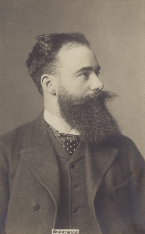 Hermann Sudermann (1857-1928), dramaturge et romancier allemand (photo n/b) - German Photographer