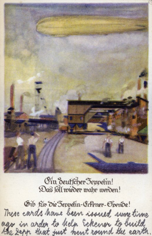 Un Zeppelin allemand! - German School