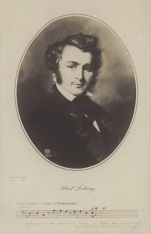 Albert Lortzing, compositeur, acteur et chanteur allemand - German School