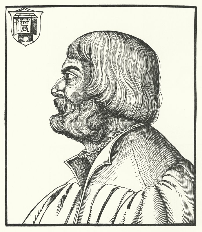 Albrecht Dürer, peintre et graveur allemand (gravure) - German School