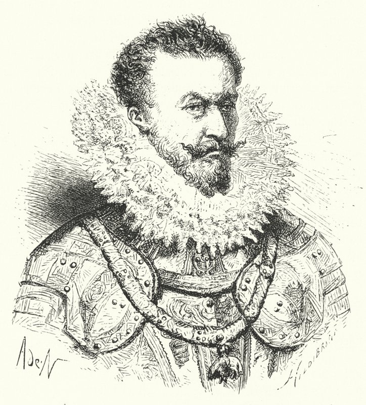Alexandre Farnèse, duc de Parme, gouverneur des Pays-Bas espagnols - German School
