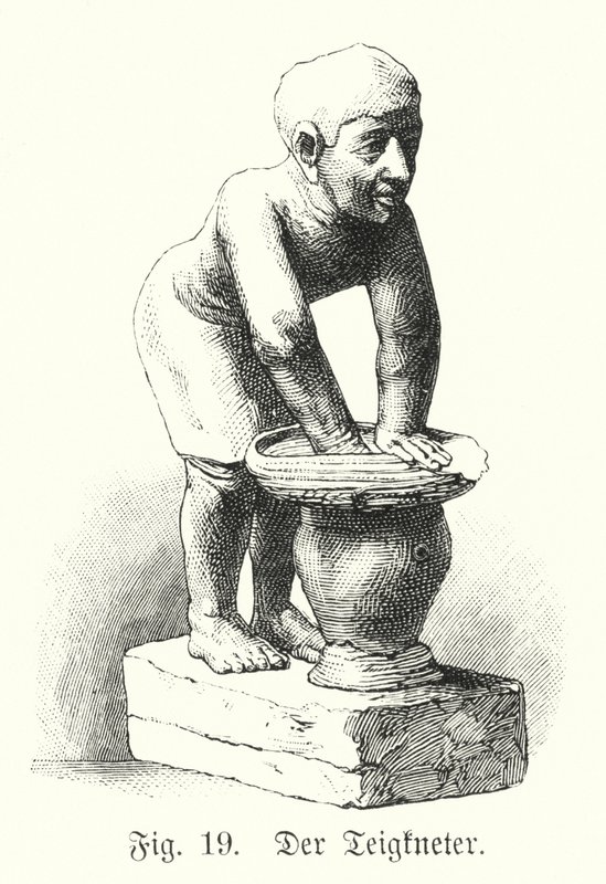 Figure égyptienne antique d