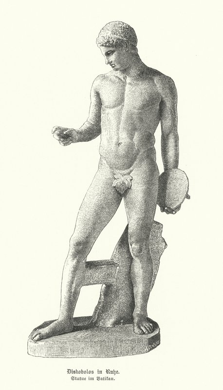 Statue grecque antique d