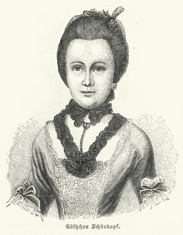 Anna Katharina Schoenkopf (1746-1810), inspiration pour les poèmes d