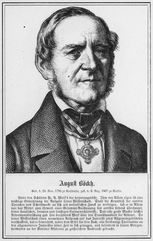 August Bockh - German School