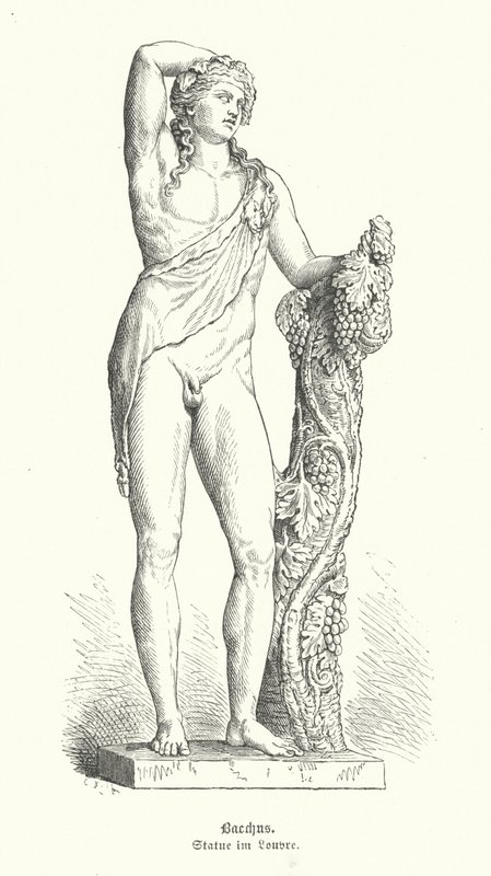 Bacchus, dieu romain du vin - German School