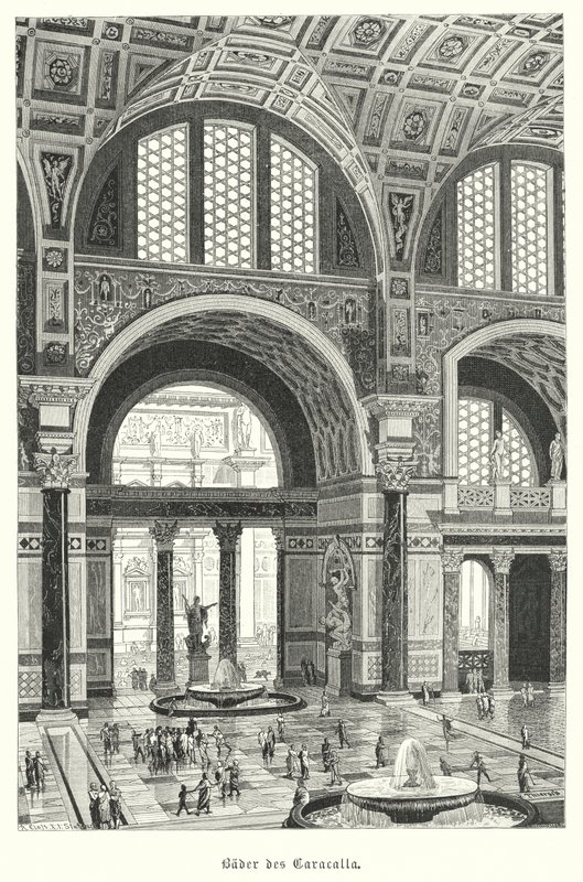Thermes de Caracalla, Rome - German School
