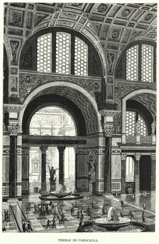 Thermes de Caracalla, Rome - German School