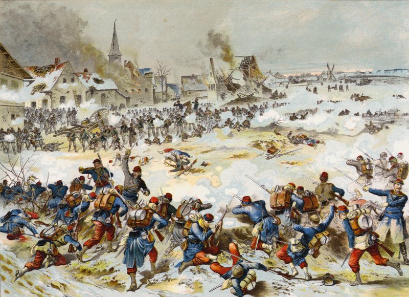 Bataille de Bapaume, guerre franco-prussienne, 3 janvier 1870 - German School