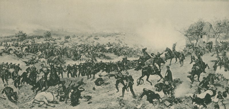 Bataille de Wörth, guerre franco-prussienne, 6 août 1870 - German School