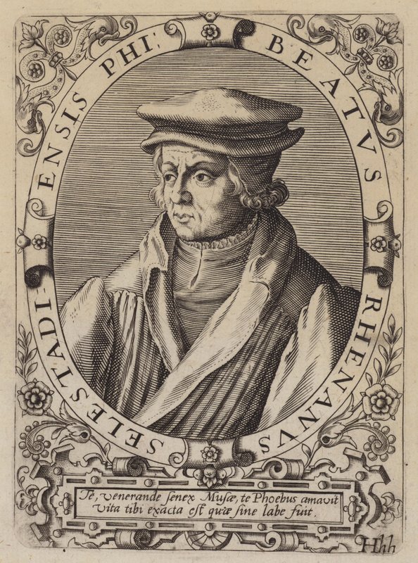Beatus Rhenanus, humaniste, érudit et réformateur religieux allemand - German School
