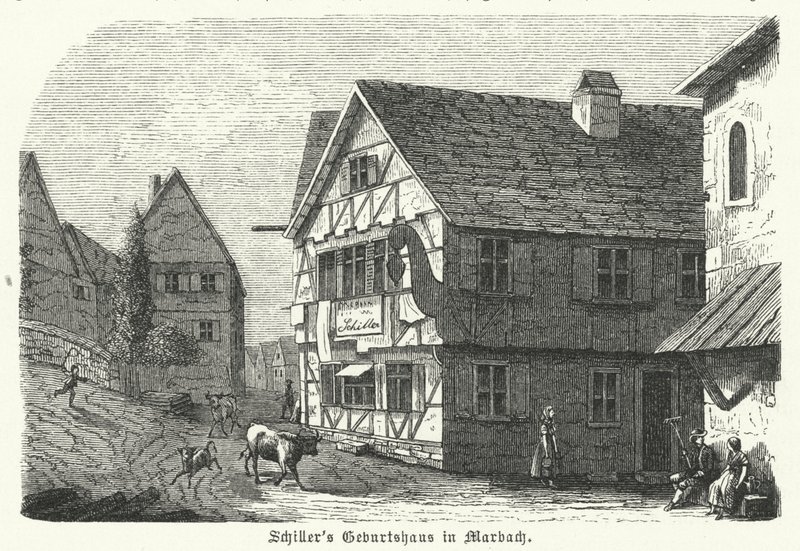 Lieu de naissance du poète et dramaturge allemand Friedrich Schiller, Marbach am Neckar - German School