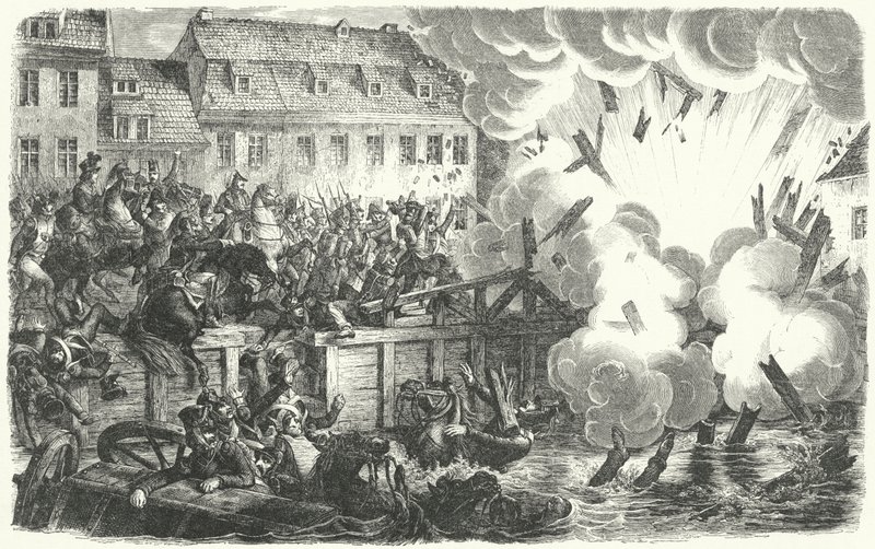 Destruction du pont d