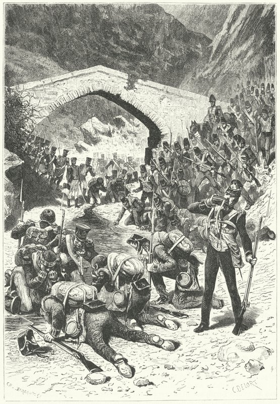 Soldats britanniques profitant d