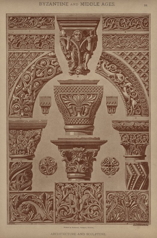 Byzantin et Moyen Âge, architecture et sculpture - German School