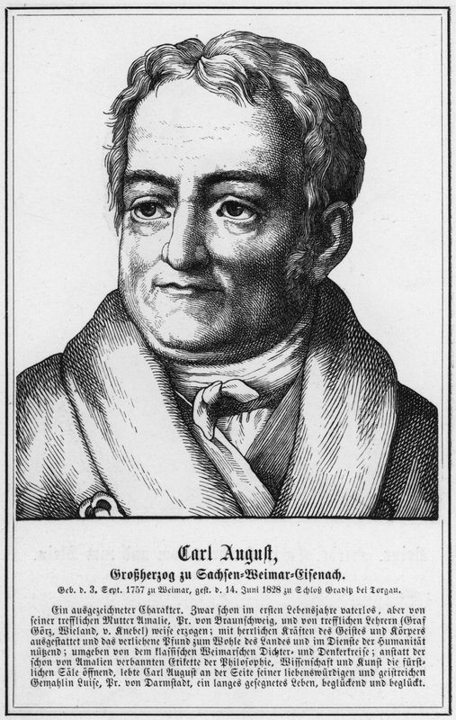 Carl August, grand-duc de Saxe-Weimar-Eisenach - German School