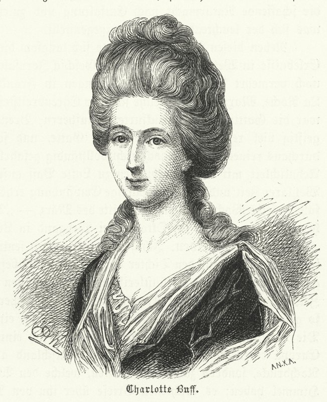 Charlotte Buff, jeune connaissance et sujet de l