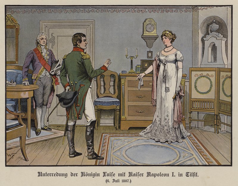 Conversation entre la reine Louise de Prusse et l