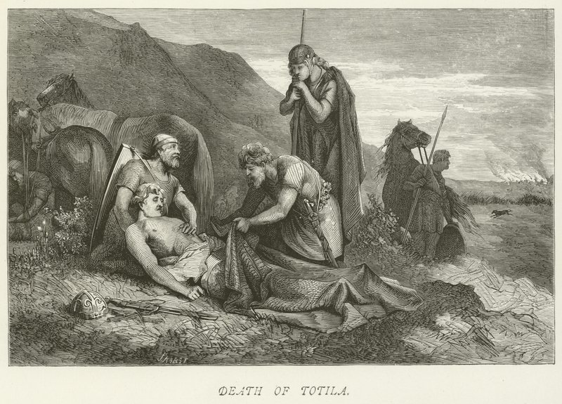 Mort de Totila - German School