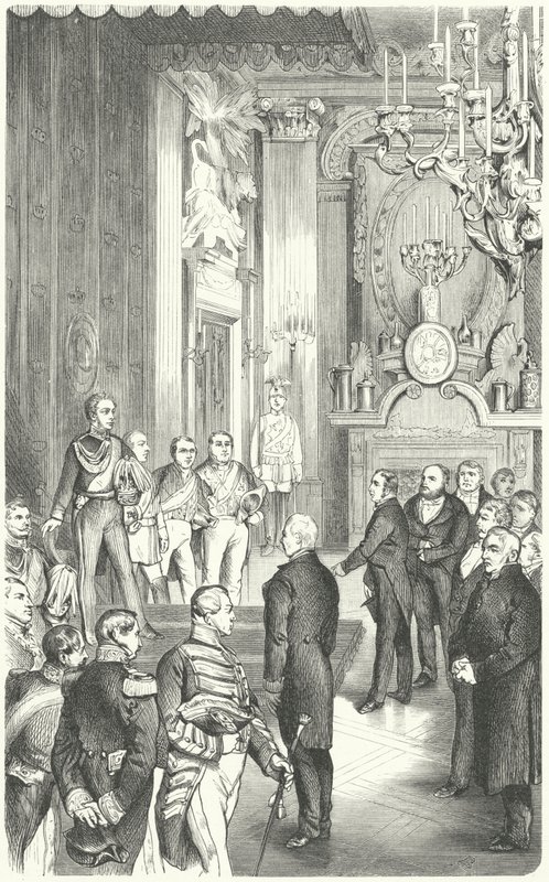 Députation du Parlement de Francfort offrant la couronne d