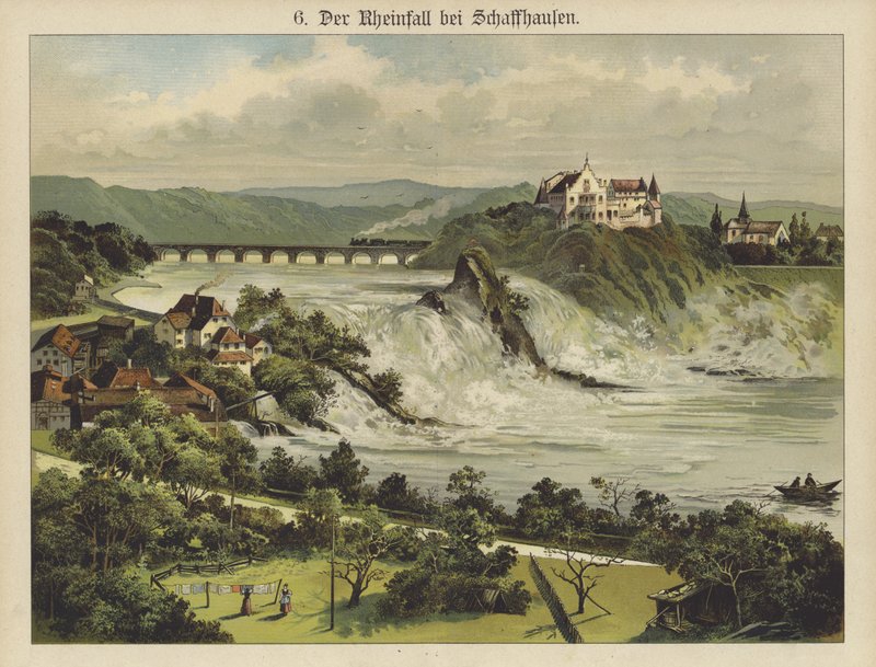 Der Rheinfall bei Schaffhausen - German School