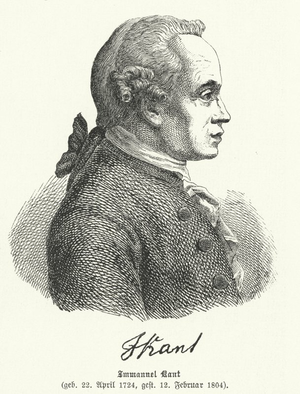 Emmanuel Kant, philosophe allemand - German School