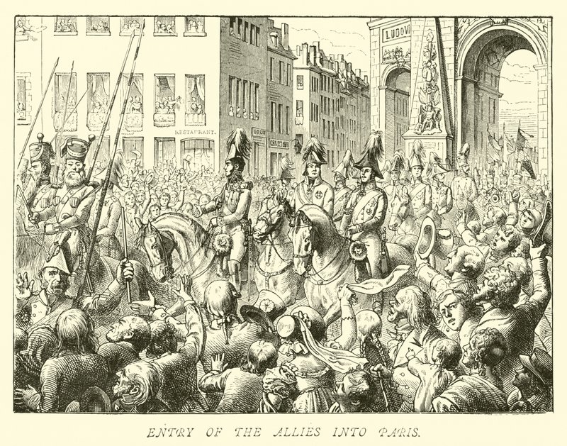 Entrée des Alliés à Paris - German School